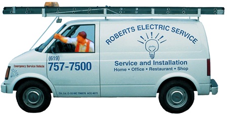 Mat Wahlstrom's Electrical Service Van